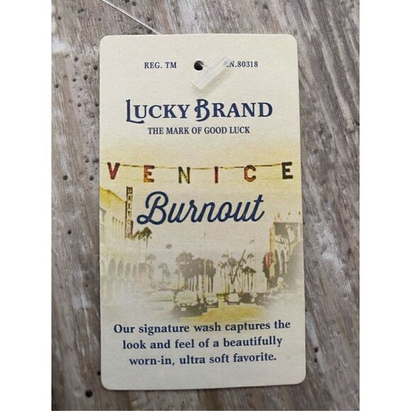 Lucky Brand AC/DC Rock Band T-Shirt Venice Burnout Distressed Men’s Size Medium - Picture 5 of 5